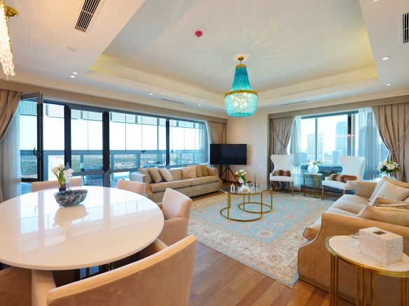 Maslak 1453 4+1 Furnished Apartment for Rent – Luxury Residence