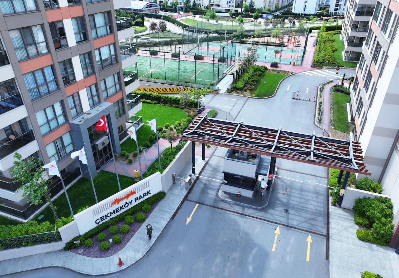 Ağaoğlu Çekmeköy Park site girişi ve güvenlik